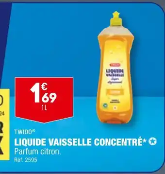 ALDI TWIDO LIQUIDE VAISSELLE CONCENTRÉ offre