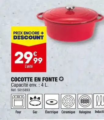 ALDI COCOTTE EN FONTE offre