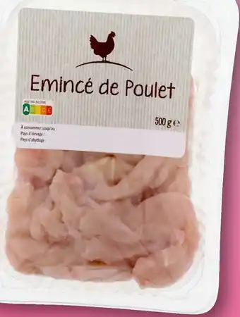 Lidl Émincé de poulet offre