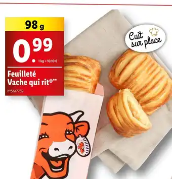 Lidl Feuilleté Vache qui rit offre