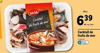 Lidl Sol & Mar Cocktail de fruits de mer offre