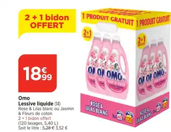 Bi1 Omo Lessive liquide (14) offre