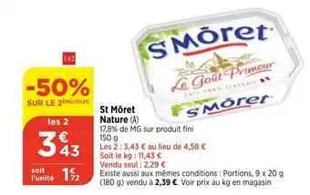 Bi1 St Môret Nature (A) offre