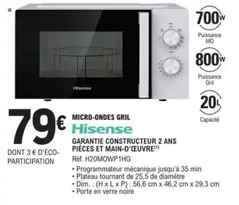 E.Leclerc MICRO-ONDES GRIL offre