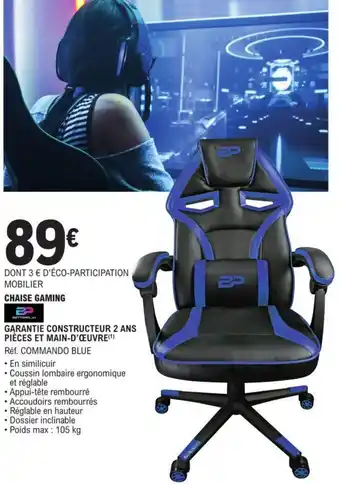 E.Leclerc CHAISE GAMING offre