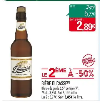 Match DUCASSE BIÈRE offre