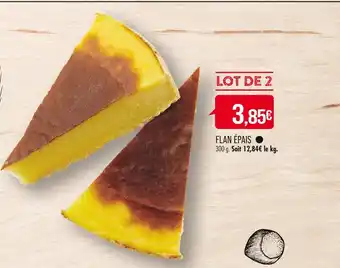 Match FLAN ÉPAIS offre