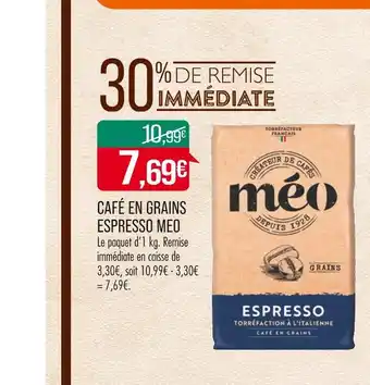 Match MEO CAFÉ EN GRAINS ESPRESSO offre