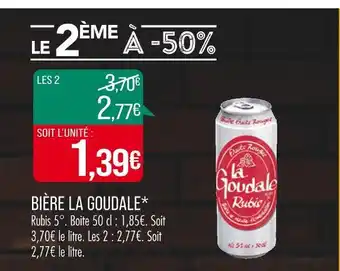 Match LA GOUDALE BIÈRE offre