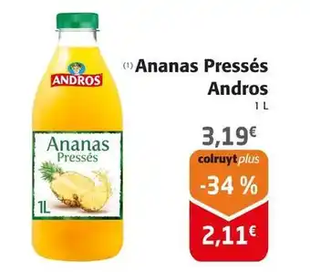 Colruyt Andros - ananas pressés offre