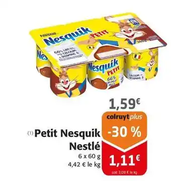 Colruyt Nestlé - petit nesquik offre