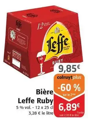 Colruyt Leffe - bière ruby offre