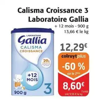 Colruyt Gallia - calisma croissance 3 laboratoire offre