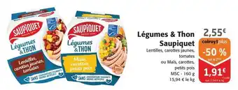 Colruyt Saupiquet - légumes & thon offre