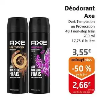 Colruyt Axe - déodorant offre