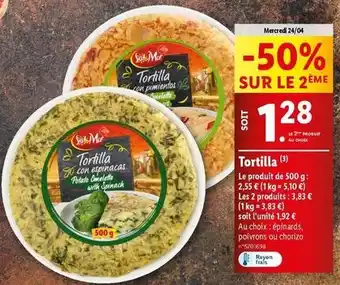 Lidl Sol mar - tortilla offre