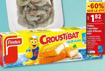 Lidl Findus - croustibat colin d'alaska msc offre