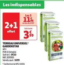 Auchan Gardenstar - terreau universel offre