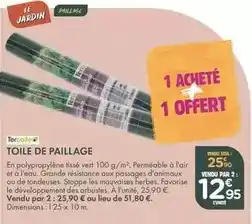 Auchan Naturen - paillage ardoise offre