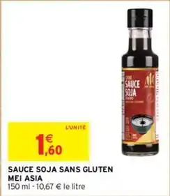 Intermarché Express Mei asia - sauce soja sans gluten offre