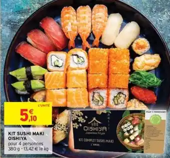 Intermarché Express Oishiya - kit sushi maki offre