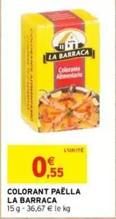 Intermarché Express La barraca - colorant paëlla offre