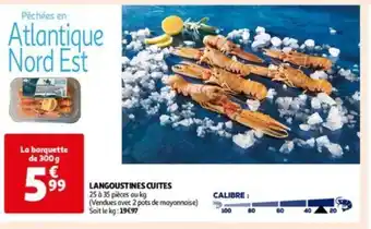 Auchan LANGOUSTINES CUITES offre