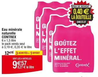 Cora x Carrefour CONTREX Eau minérale naturelle offre