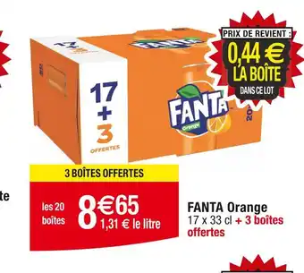 Cora x Carrefour FANTA FANTA Orange offre