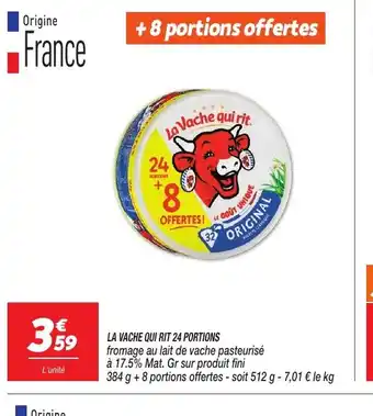 Netto LA VACHE QUI RIT 24 PORTIONS offre