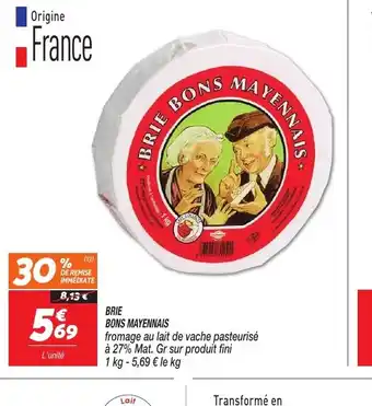 Netto BRIE BONS MAYENNAIS offre