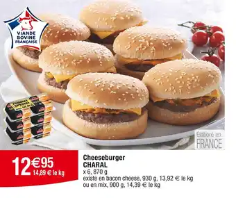Cora x Carrefour CHARAL Cheeseburger offre