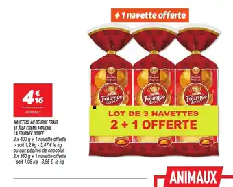 Netto NAVETTES AU BEURRE FRAIS ET À LA CRÈME FRAICHE offre