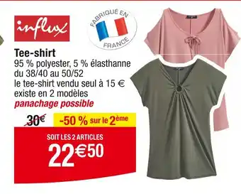 Cora x Carrefour Influx Tee-shirt offre