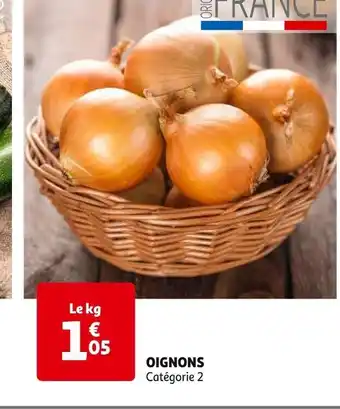 Auchan OIGNONS offre