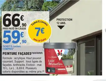 E.Leclerc Brico PEINTURE FAÇADES offre