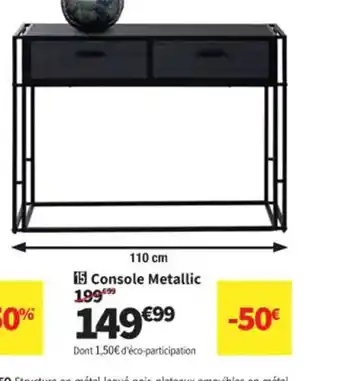 15 Console Metallic 19999