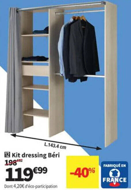 Promo Kit dressing Béri chez Conforama