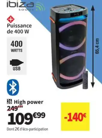 Conforama High power offre