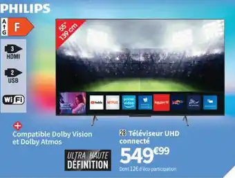 Conforama Téléviseur UHD connecté offre