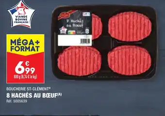 ALDI 8 HACHÉS AU BŒUF(A) offre