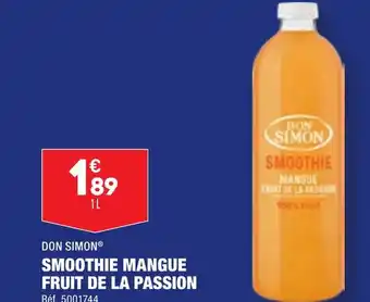 ALDI SMOOTHIE MANGUE FRUIT DE LA PASSION Réf. 5001744 offre