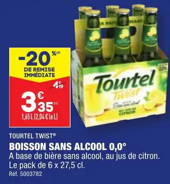 ALDI BOISSON SANS ALCOOL 0,0° offre