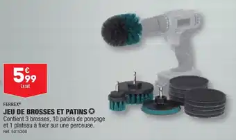 ALDI FERREX® JEU DE BROSSES ET PATINS ✪ offre