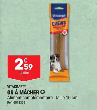 ALDI VITAKRAFT® OS À MACHER ✪ offre