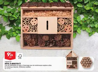 ALDI GARDENLINE® HÔTEL À INSECTES ✪ offre