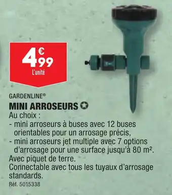 ALDI GARDENLINE® MINI ARROSEURS ✪ offre