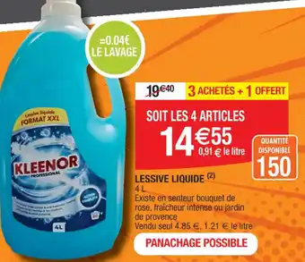 Cora x Carrefour LESSIVE LIQUIDE (2) offre