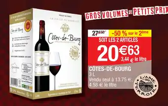 Cora CÔTES-DE-BOURG offre