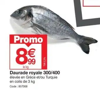 Promocash Daurade royale 300/400 offre